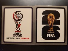 FIFA WORLD CUP 2026 JERSEY KIT PATCH SET OF 2 USA MEXICO CANADA NEW