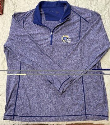 Men s Antigua Los Angles Rams Lightweight Quarter Zip 2x