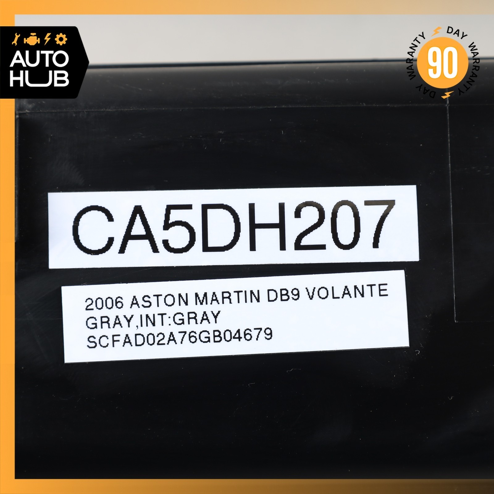 Aston Martin DB9 Fuel Smog Charcoal Canister Evaporator 2RBU9D653AC OEM 34k