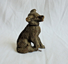 vor 1945_junger Hund_Welpe_macht sitz_Germany_Massefigur 41 mm~Lineol Elastolin
