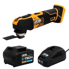 JCB 18V Cordless Multi Tool, 5.0Ah Li-Ion Battery and 2.4A Charger Kit