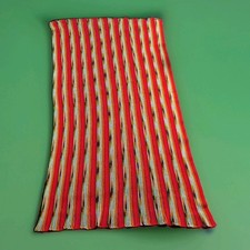 Mexican Falsa Blanket Woven 83 48" Striped Boho Southwestern Yoga Throw Colorful