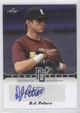 2013 Leaf Perfect Game Showcase Auto DJ Peters #A-DJP Auto 9gj