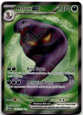 Arbok ex Holo Ultra Rare SV: Scarlet & Violet 151 185/165 NM on eBay