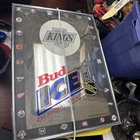 Vtg BUD ICE Draft Beer Budweiser USA Mirror