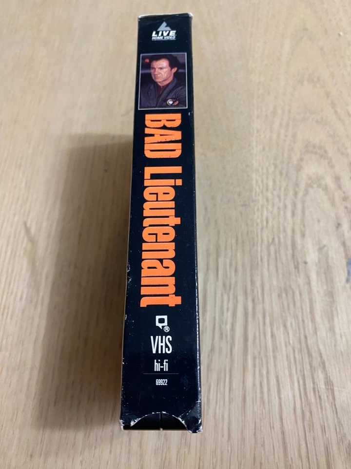Bad Lieutenant (VHS, 1993, R Rated Version) Bad Cops Thriller Cult Classic - Image 2 of 4