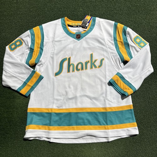 Adidas NHL San Jose Sharks "Brent Burns" Reverse Retro Trikot (H52337) Herren Gr. 56
