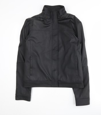 New Look Damen Motorradjacke schwarz Größe 10