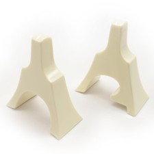 Koto bridge, White Dragon, Shin Fuji, thirteen-string koto set, plastic, white e
