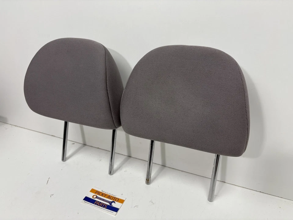 Juego de 2 reposacabezas delantero izquierdo derecho Toyota RAV4 2006-2012 tela gris OEM Foto 3 de 4