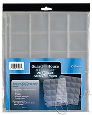 GuardHouse Shield Coin Storage Pages for 2x2 Holders 20 Pocket 10 Pack