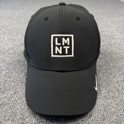 Nike Hat Cap Strap Back Mens Medium Black Dri-FIT Club Cap LMNT Stay Salty