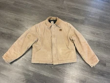 VTG Carhartt Jacket/Coat Men Large J22 SDL Distressed Worn Coat Workwear Vintage