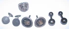 Vintage Sterling Silver Men's Jewelry Lot Ring, Cufflinks