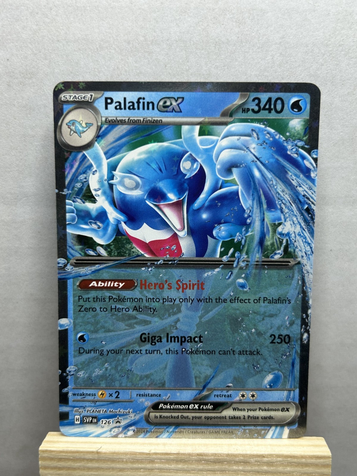 Palafin ex #126 Pokémon TCG – Promo – Ultra Rare – NM