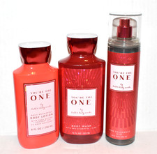Bath  Body Works YOU'RE THE ONE Lotion Shower Gel Fragrance Mist Gift Set NEW