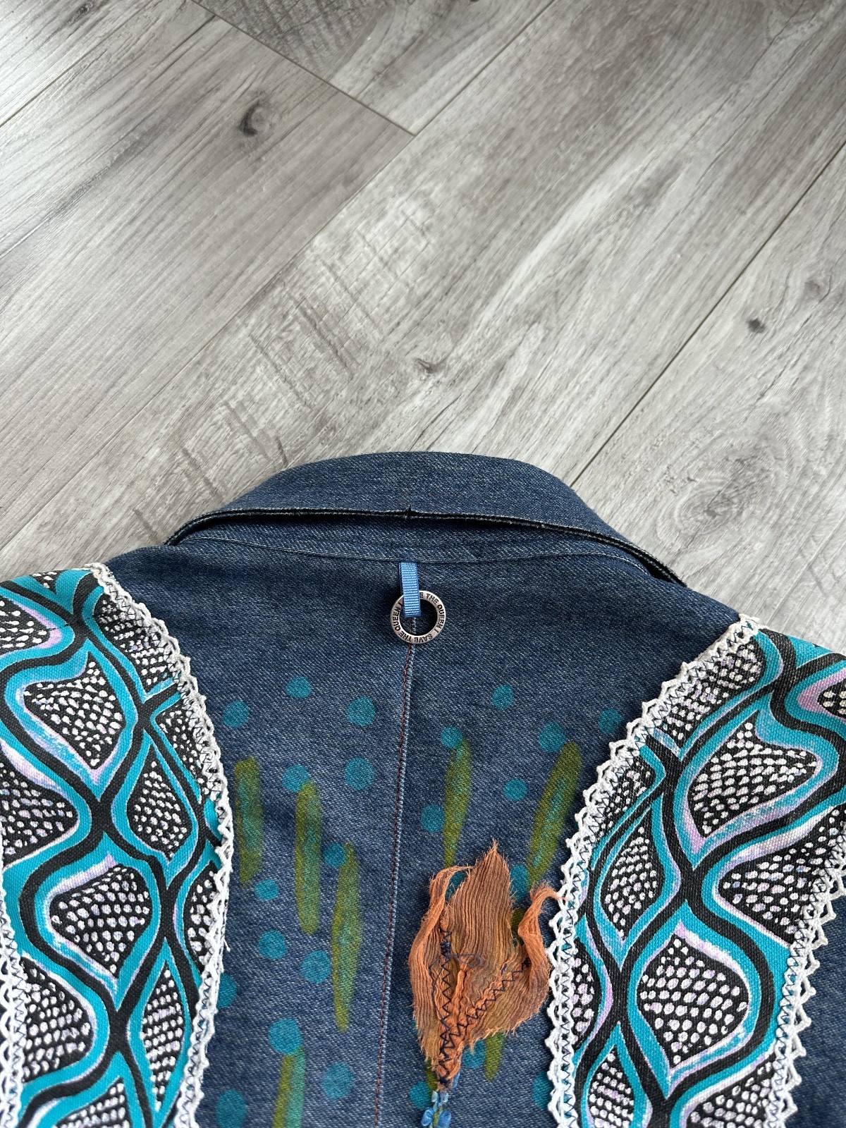 Save The Queen Y2K multicolour Patchwork Light De… - image 12