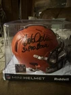 Bob Golic Signed 3x Pro Bowl Inscription Cleveland Browns Speed Mini Football He