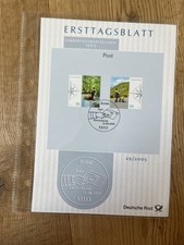 Ersttagsblatt 2005 Post! Postkahn Zustellwagen 2481 2482 29/2005 ETB
