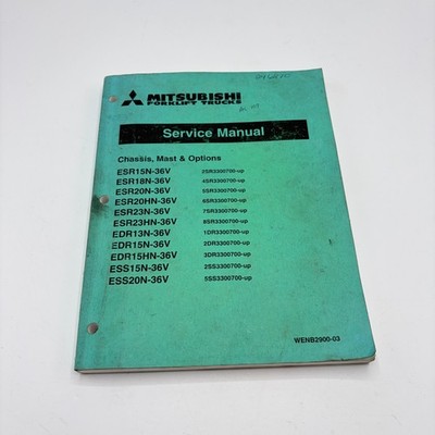Mitsubishi Forklift Service Manual ESR , EDR, ESS 13-14-18-20-23-N/HN -36V