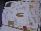 Holy Land Mementos-A 1958 Card With Items from The Holy Land — photo 4