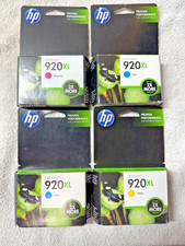 GENUINE NEW HP 920XL Ink Cartridge 4-Pk Officejet 6000 6500 7000 7500 expired 