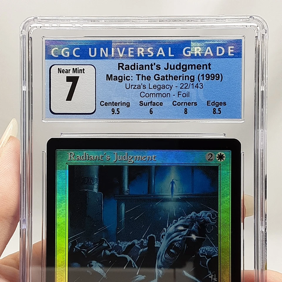 MTG - Urzas Legacy - Radiants Judgmet - Foil - Graded - CGC 7 - Image 2 of 4