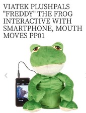 Plush Pals Cell Phone Interactive Speaker Freddy the Frog  *Vintage*NEW