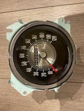 1970 Oldsmobile Cutlass 442 Floor Shift Speedometer Red Hi Beam Restored