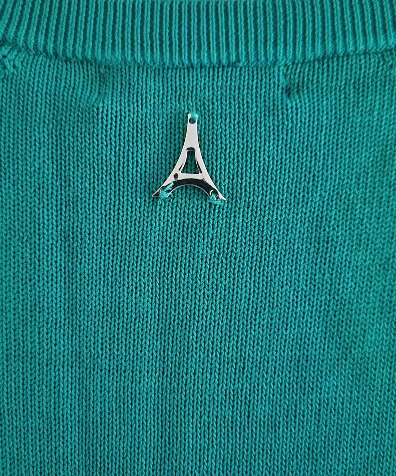 Maniere de Voir Green Knitted Jumpsuit Size Medium Womens Brand New with Tags image 3