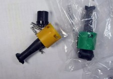 KIT CONNETTORE CARGO 171372 GIALLO + VERDE 5 VIE  X FANALINI POSTERIORI CARRELLI