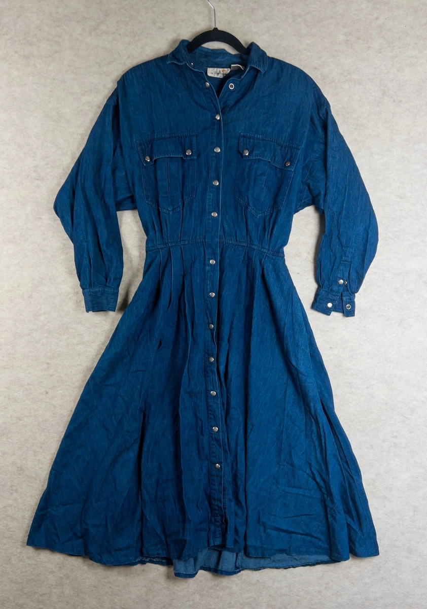 liz claiborne denim shirt dress Liz Claiborne Denim Dresses for Women for sale