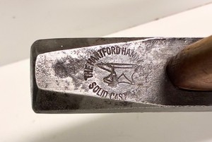 Hartford Hammer Solid Cast Cross Peen Hammer Wood Handle