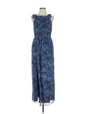 H By Halston Women Blue Casual Dress L