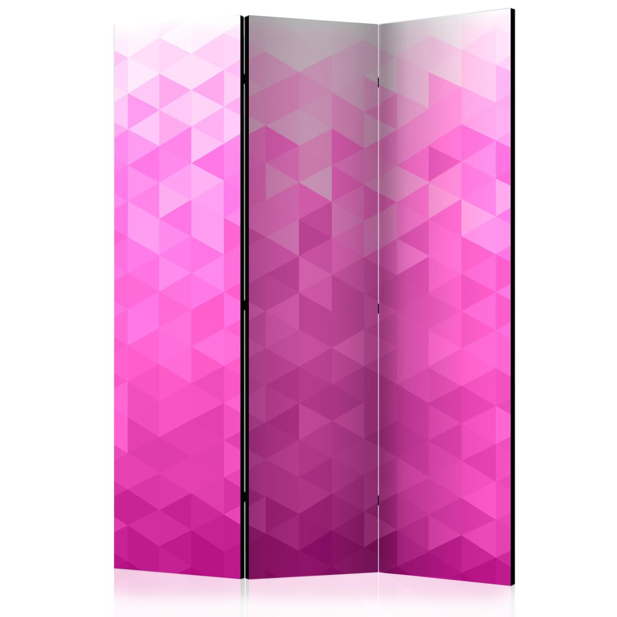 Paravent 3 volets Pink Pixel pour aménager un coin bureau calme