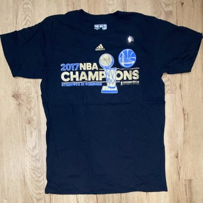 Adidas Golden State Warriors 2017 NBA Finals Champions Black T-Shirt Size M