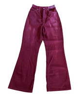 Vintage Maverick blue bell jeans Magenta Size 10 Inseam 29 Bell Bottoms B5