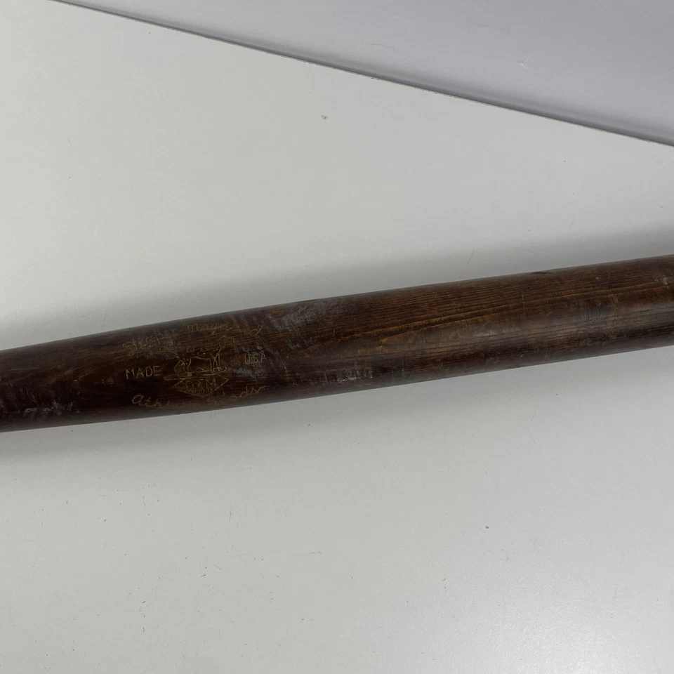 Vintage 1900’s Draper Maynard D&M DS66 Wooden Softball Bat, Early Lucky Dog 34” - Image 4 of 4