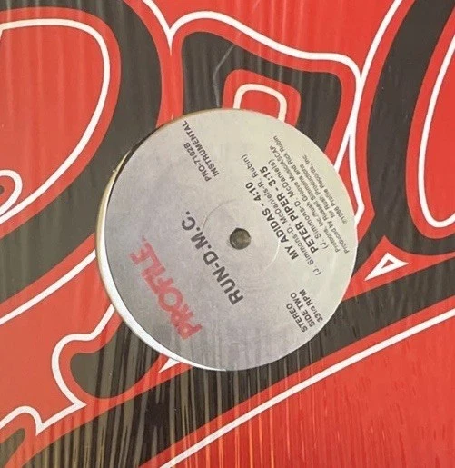 Run D.M.C. {My Adidas Peter Piper}  Profile Records PRO 7102 Foto 4 de 4