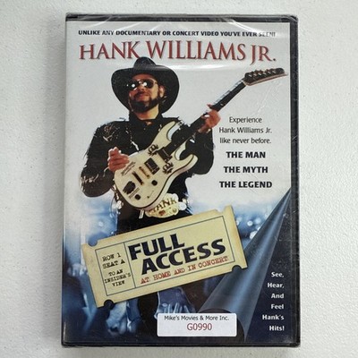 Hank Williams Jr. Full Access (DVD, 2005) Brand New - Free shipping