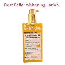 Authentic Golden Glow Intensive Hc Body Milk 500ml  SPF55. 10days Results   