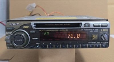 Sony MDX-C5300 Car Audio MD Player 1DIN FM AM Tuner Head Unit 1999