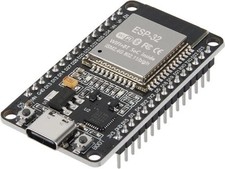 ESP32 ESP-WROOM-32 Wifi and Bluetooth Development Board, 38-Pin, with USB Type-C