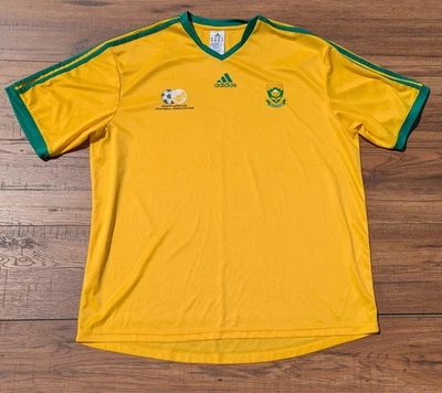 South Africa Basic Home Shirt 2006 / 2008 - Mens Size 2XL Yellow World Cup - Image 1 of 4