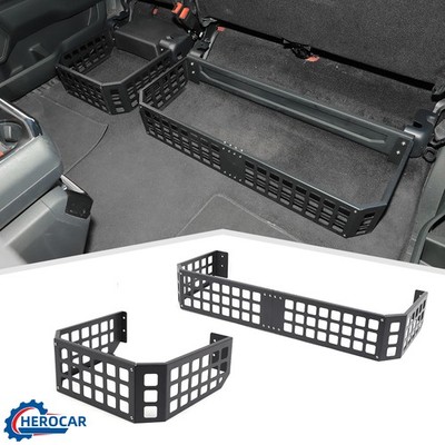 Car Rear Under Seat Storage Expansion Molle Panel Shelf Organizer For F150 2015+