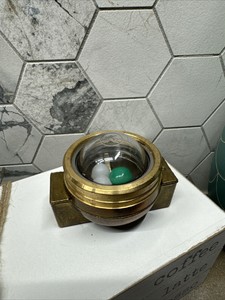 Machine Products 202 Visual Flow Indicator 1/4" Brass USED