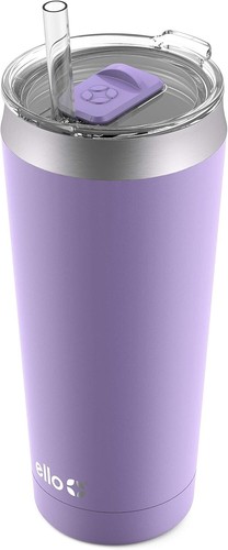 Ello Beacon Vacuum Insulated Stainless Steel Tumbler w/ Slider Lid + Straw 32oz - Picture 2 of 4