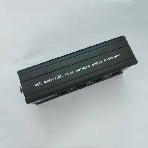3Pin 4 Channel XLR Male Female to Single Ethercon Audio Network Box Extender US - Picture 11 of 15