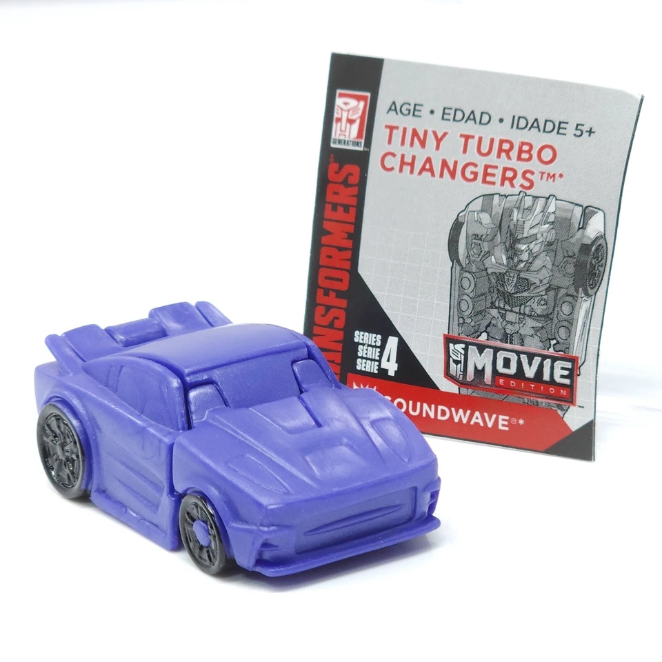 Transformers Tiny Turbo Changers - Movie Edition - Series 4 - Soundwave - 2" - Image 2 of 2