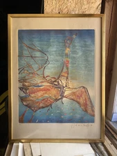 Jean Luis Arbareta *1942 Painting Abstract Signed Colors Modern Gallery